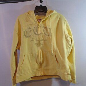 Jansport Western Carolina University Full Zip Hoodie Sweatshirt Size M Yellow